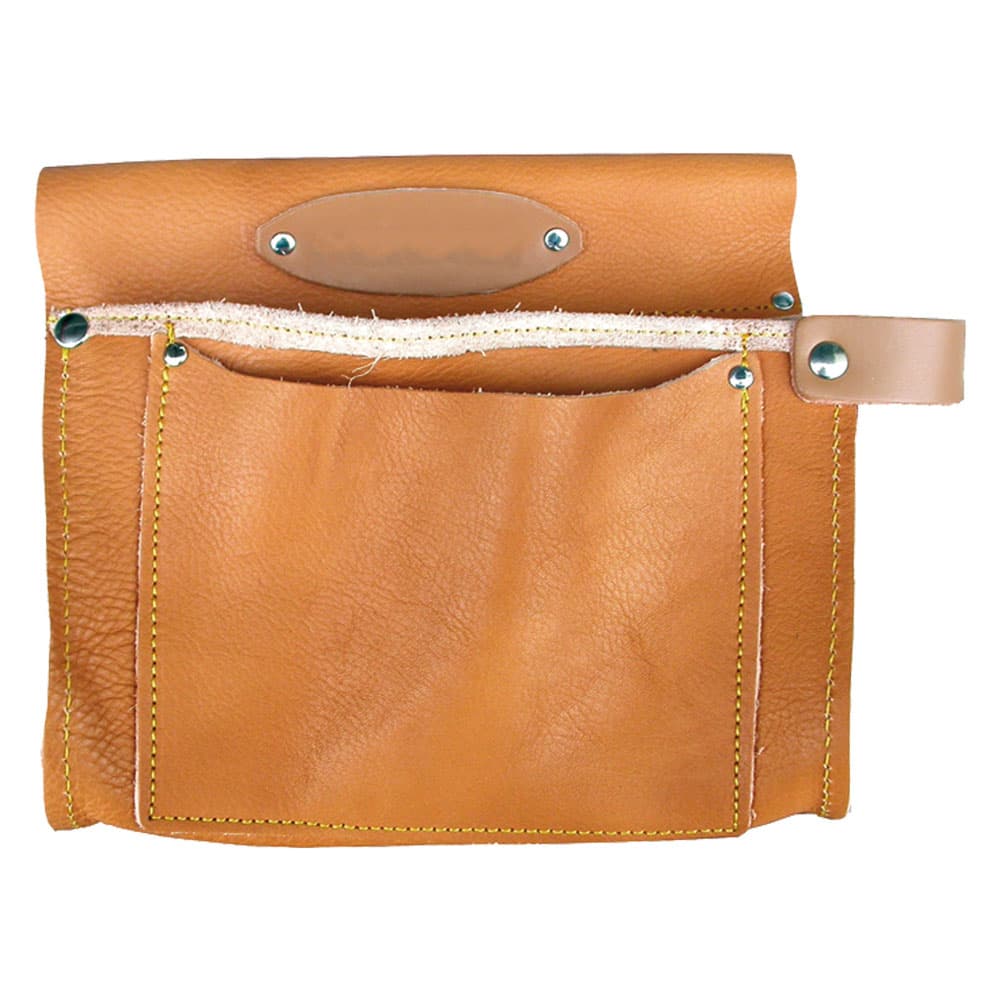 Borsa Carpentiere Sidex Cuoio Fiore 2 Tasche - 2