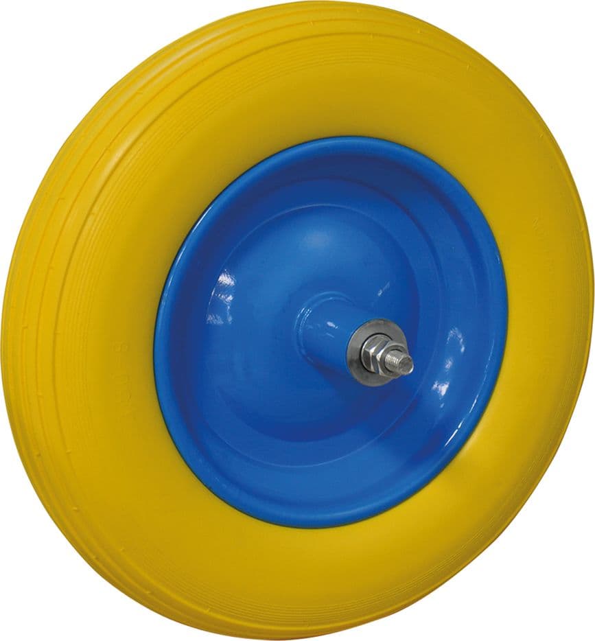 Ruota Poliuretanica per Carriola Int. Perno Lungo 135 mm – Autres