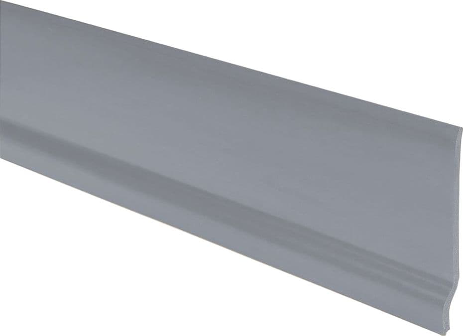 Battiscopa Colorea Resina Espansa Grigio 10 Pezzi 65 X 9 mm