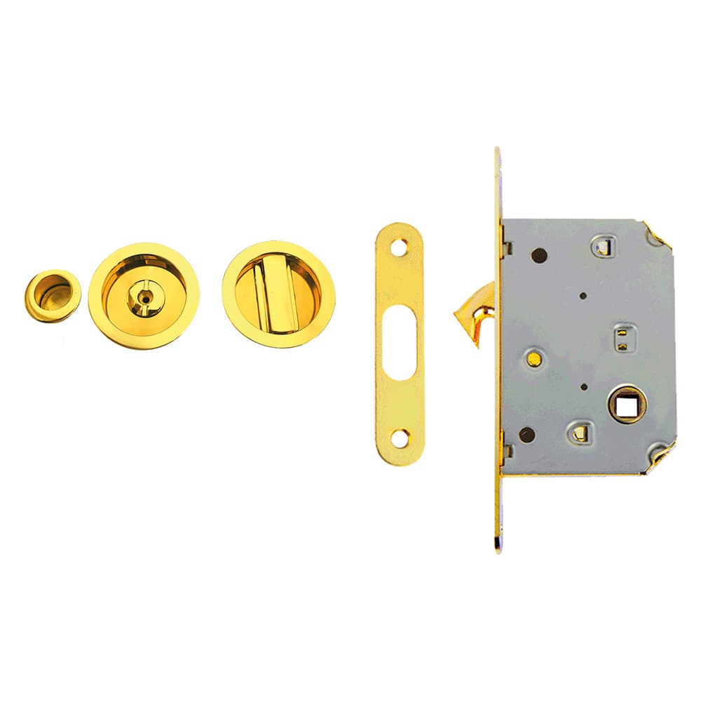 Kit per Porte Scorrevoli Mariva Finitura Oro Lucido - 2