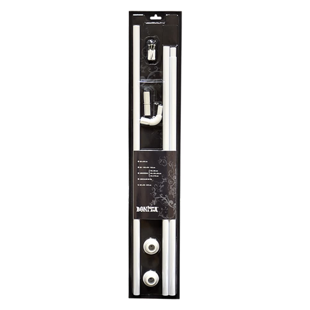 Telaio per Tende Doccia a Estensibile 140 x 80 140 Bonita l 80 cm - 2