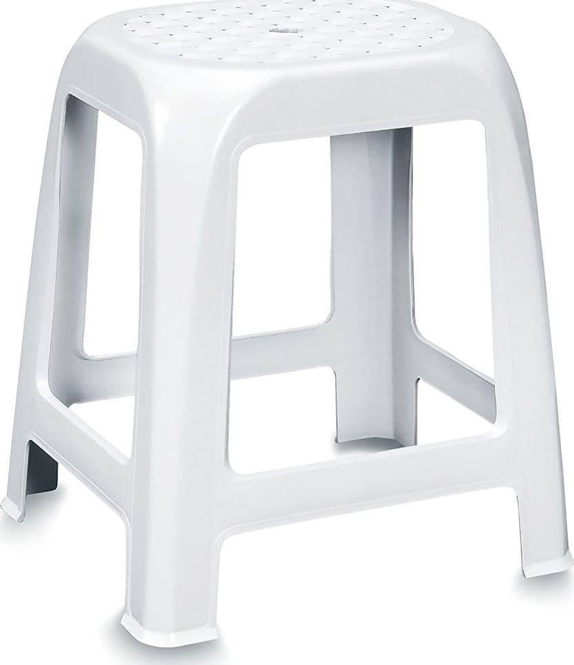 Sgabello da Bagno Stefanplast Elfo Bianco
