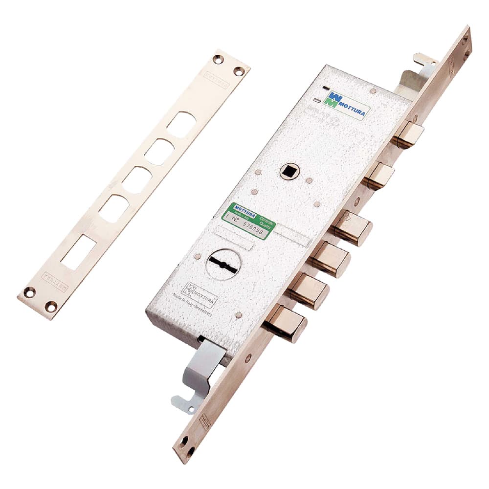 Serratura Elettrica da Infilare Triplice per Porte Blindate Art 234 x 78 mm - 2