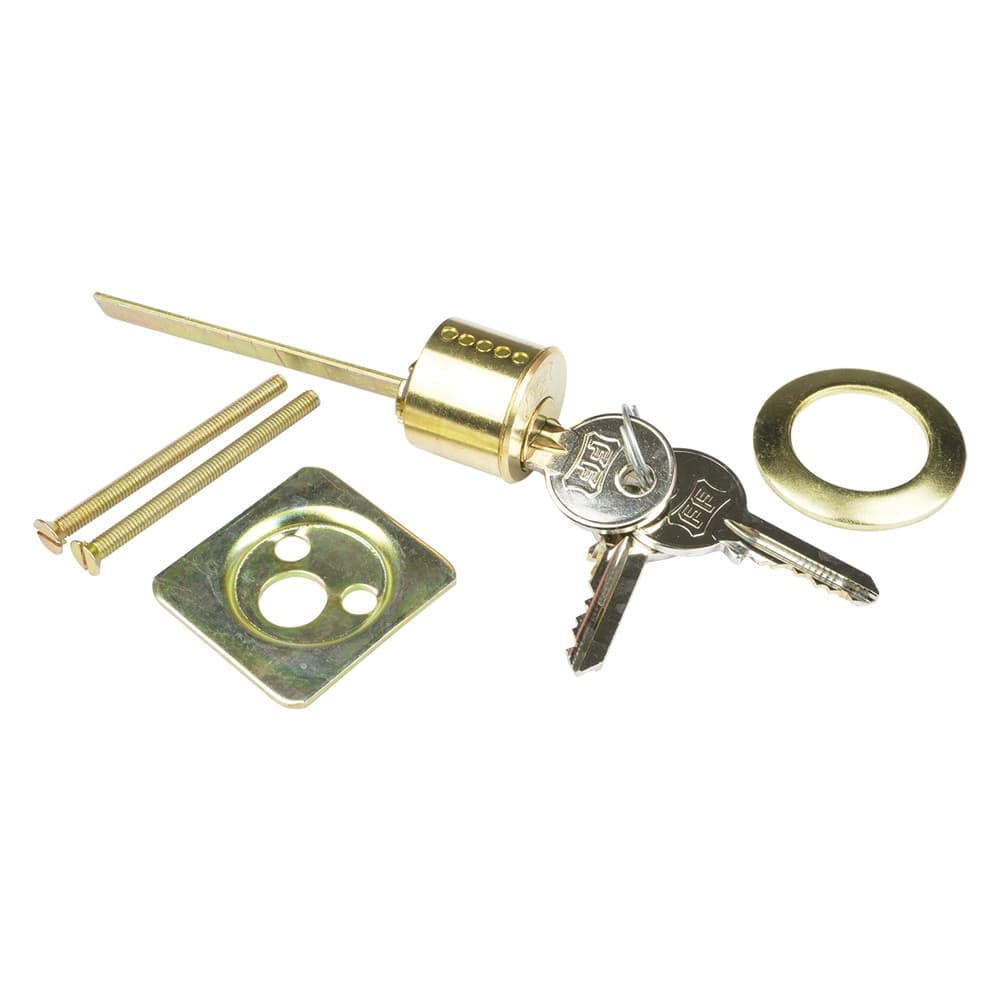 Cilindro per Serratura da Applicare Porte Max.spessore Ff C30 Ø in Acciaio Inox 39 mm 90 mm