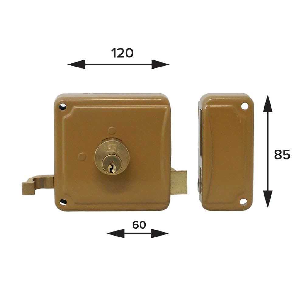 Serratura Portoncino 2 Mandate E60 Dx Ff P20 Cf