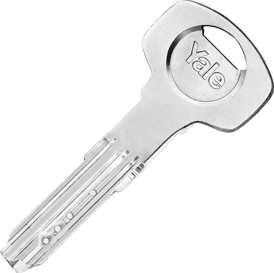 Chiave Yale Ottone Nichelato 6 Perni 5 Pezzi