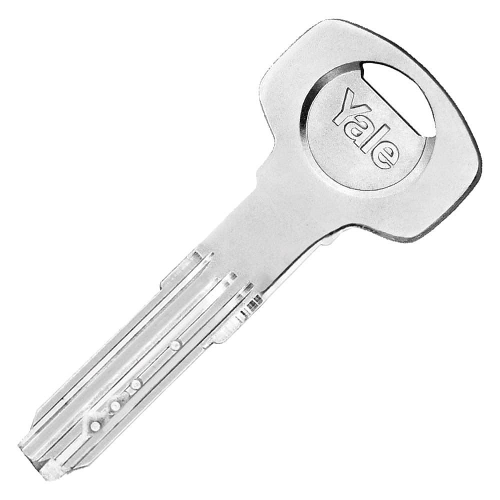 Chiave Yale Ottone Nichelato 6 Perni 5 Pezzi - 2