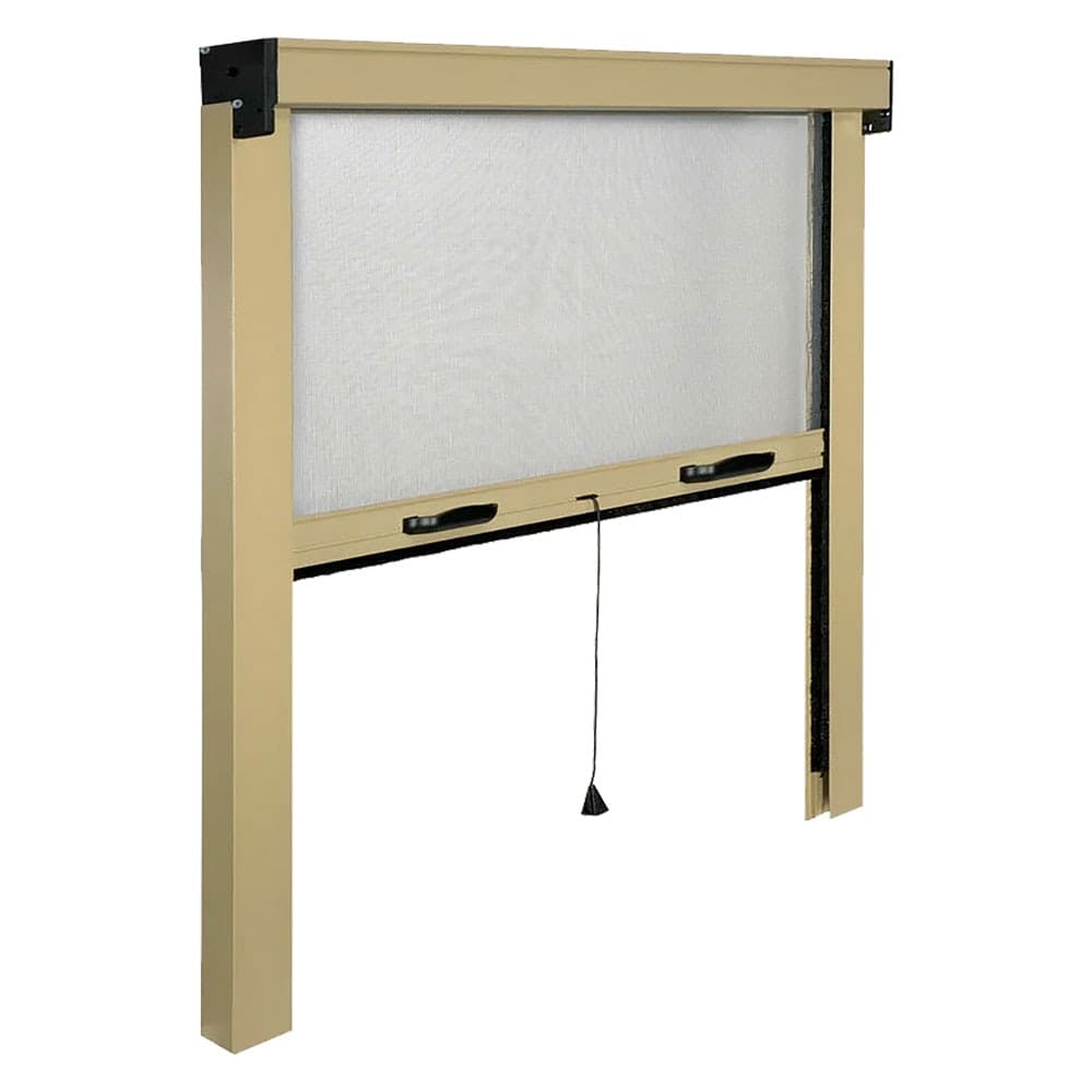 Zanzariera a Rullo Verticale per Finestra Avorio Ral 1013 140 X in Alluminio 170 cm – Kasart