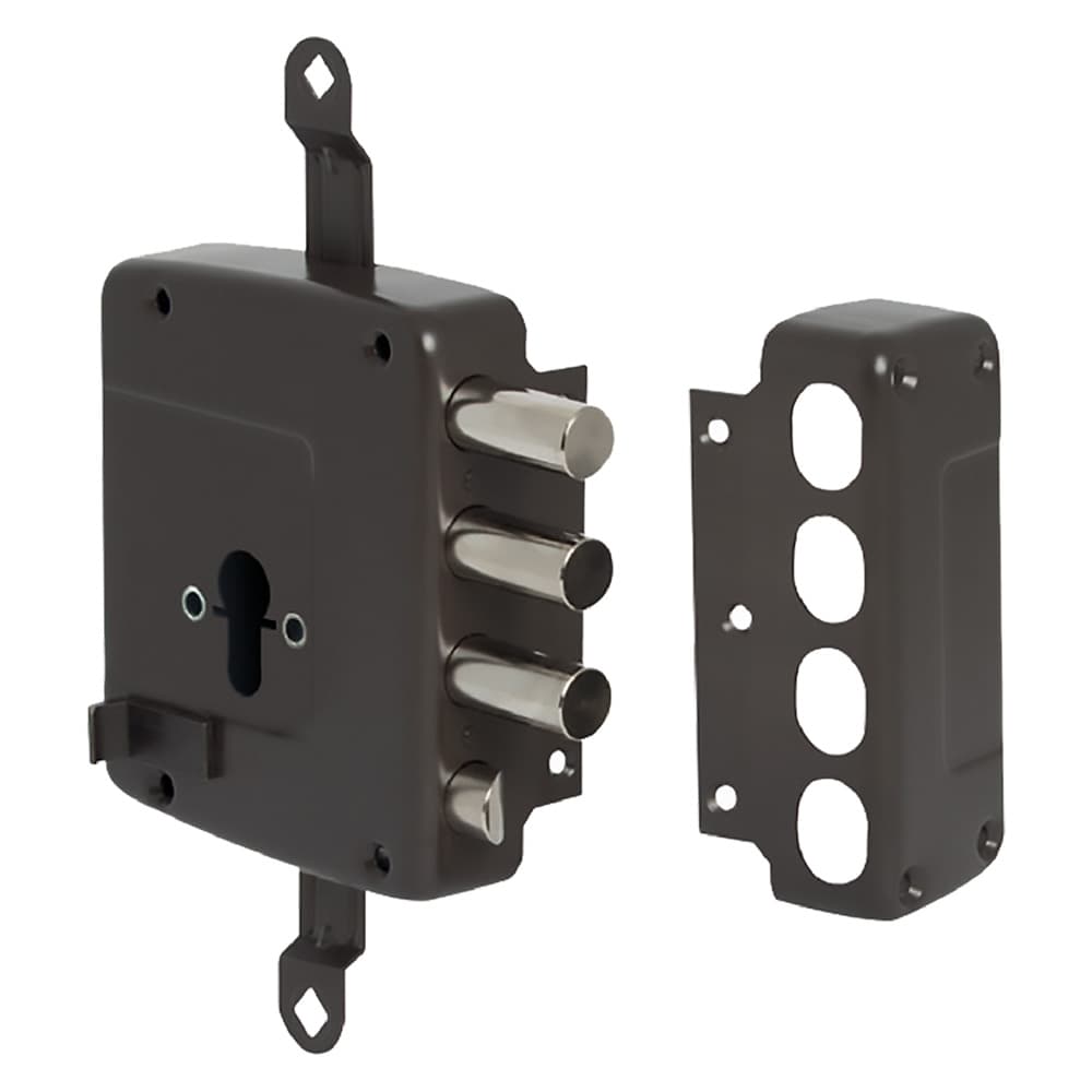Serratura da Applicare Triplice per Cisa Legno Art 561 e 60 Sx - 2