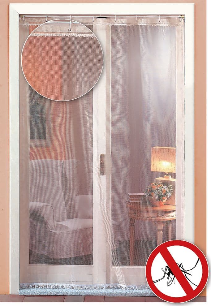 Tenda Zanzariera con Anelli Moschito Bianca - 2