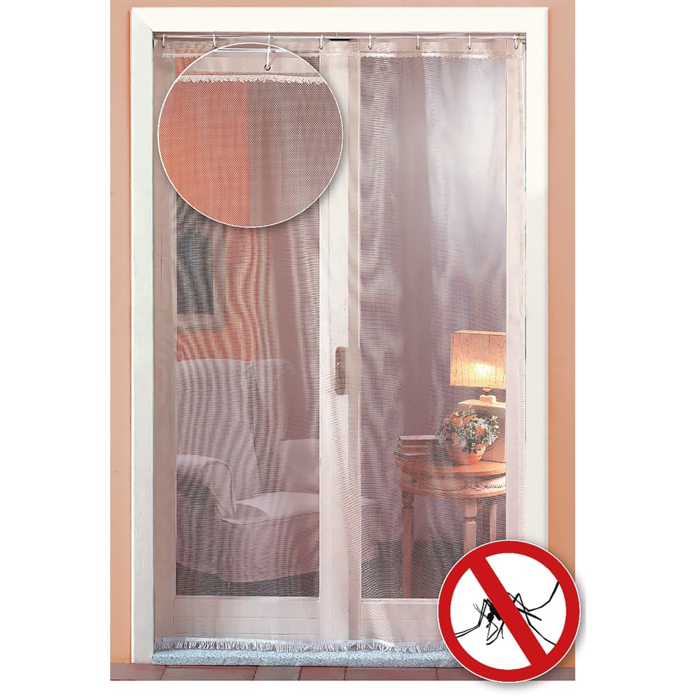Tenda Zanzariera con Anelli Moschito Bianca - 2