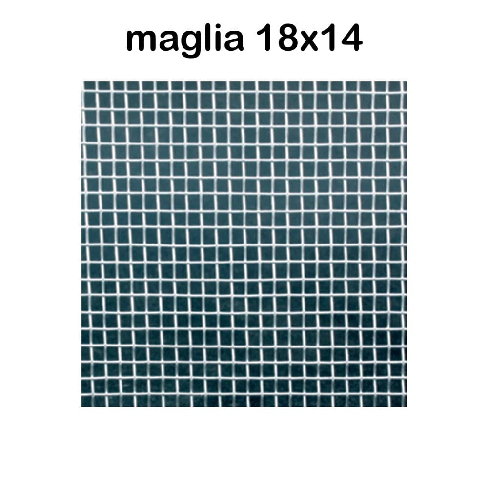 Tela Zanzariera Kasart Alluminio Maglia 18 X 14 1,2 X 30 Mt