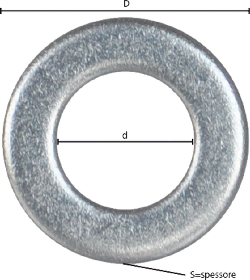Rondella Piana 10 Centinaio Inox A2 1000 Pezzi M 5 1,0 X 10 X 5,3 mm – Autres