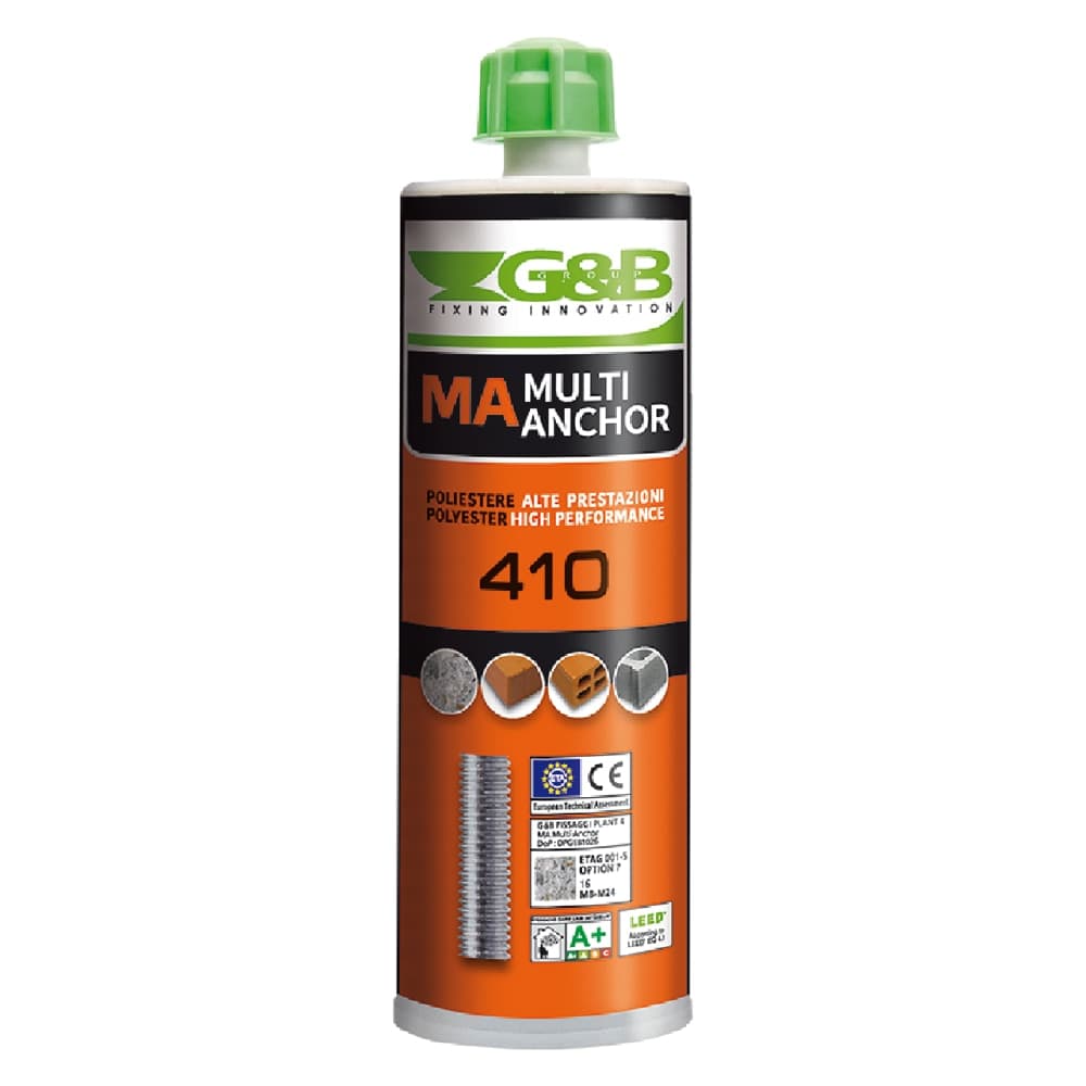 Ancorante Chimico per Pistola Professionale G&b 12 Pezzi 400 ml