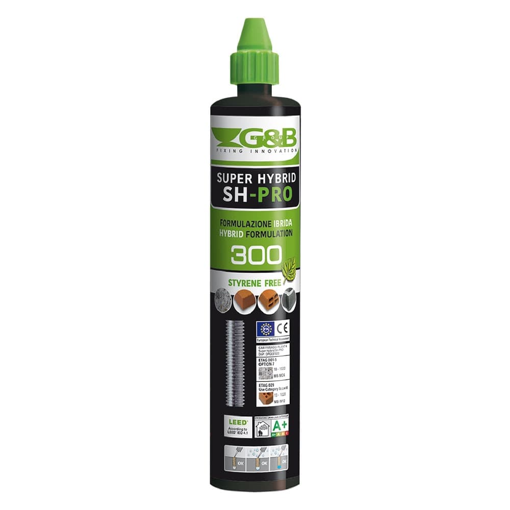 Ancorante Chimico per Pistola G&b Super Hybrid Silicone 12 Pezzi 300 ml