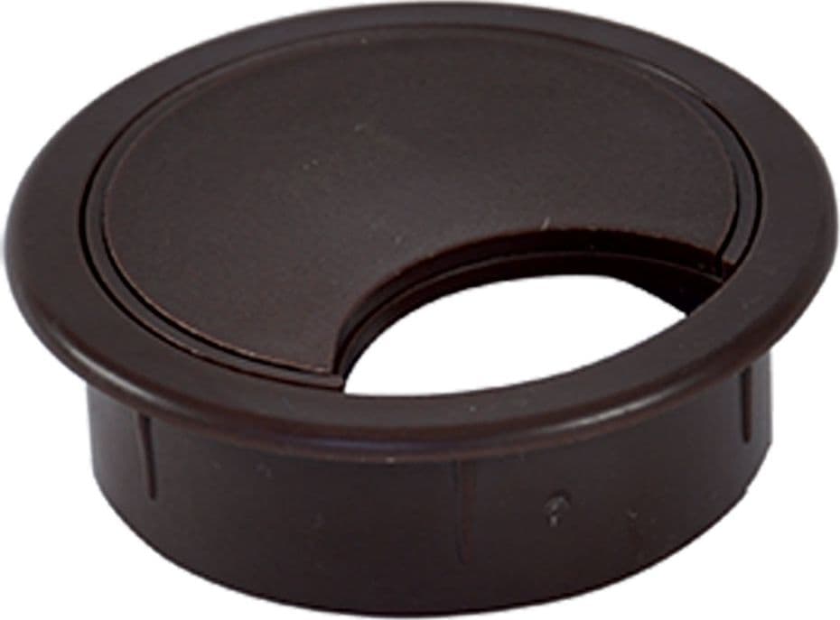 Tappo Passacavi per Scrivania Colore Marrone Ø 60 mm – Autres