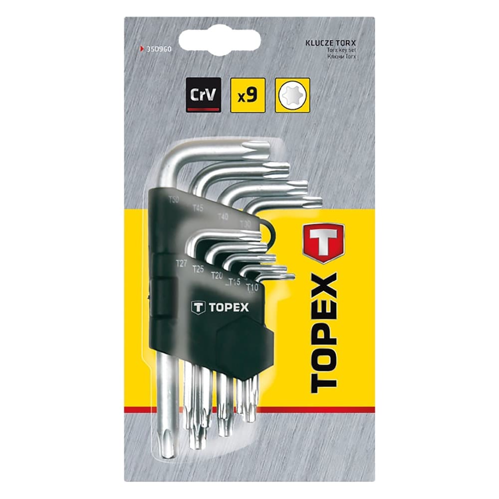 Chiavi Torx Topex 9 Pezzi
