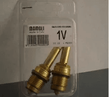Coppia Ricambio Vitone Mamoli 1 V Passo ½ Broccia Diam. 10 Altezza Asta H - 2
