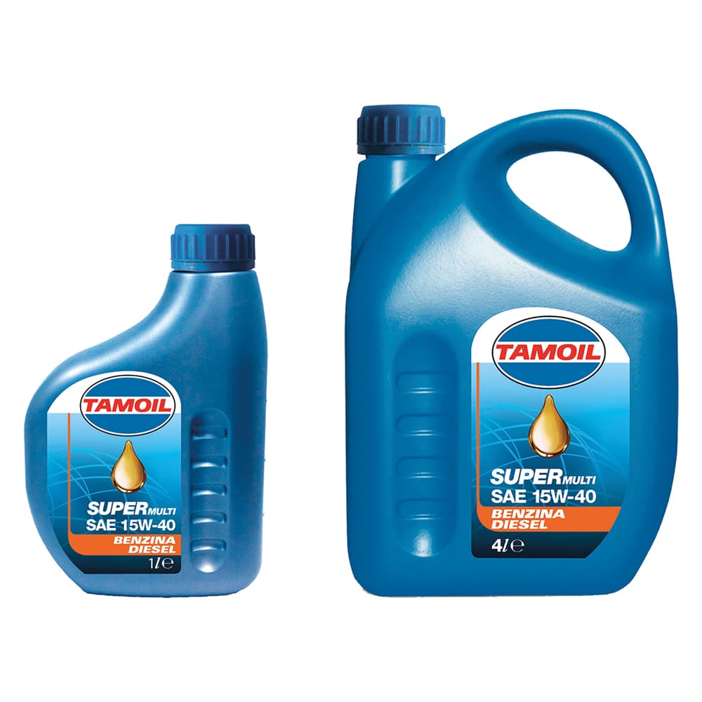 Olio Motore per Autovetture 15W40 Tamoil Tamoil Superm 4 Pezzi 4 lt - 2