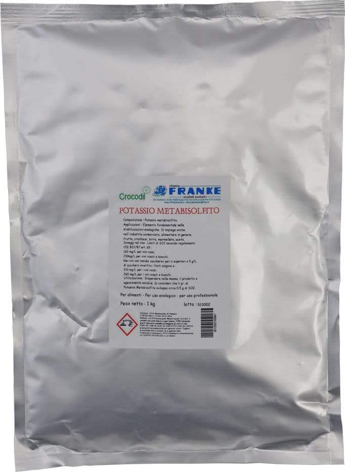 Metabisolfito di Potassio Chimica Franke 1 kg – Autres