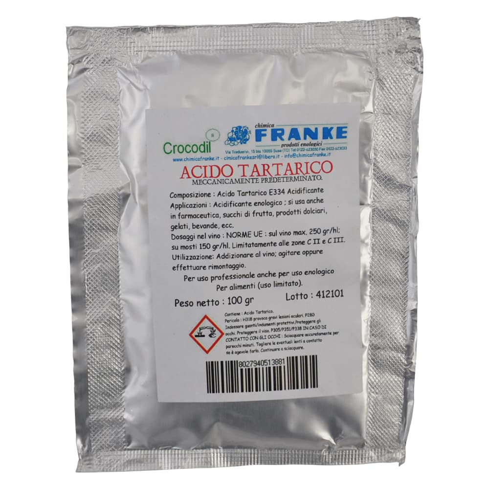 Acido Tartarico Chimica Franke 100 gr - 2