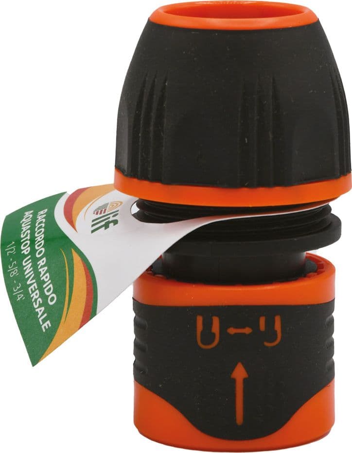 Raccordo Rapido Aquastop Universale 1/2 5/8 3/4 Lif 40 Bar