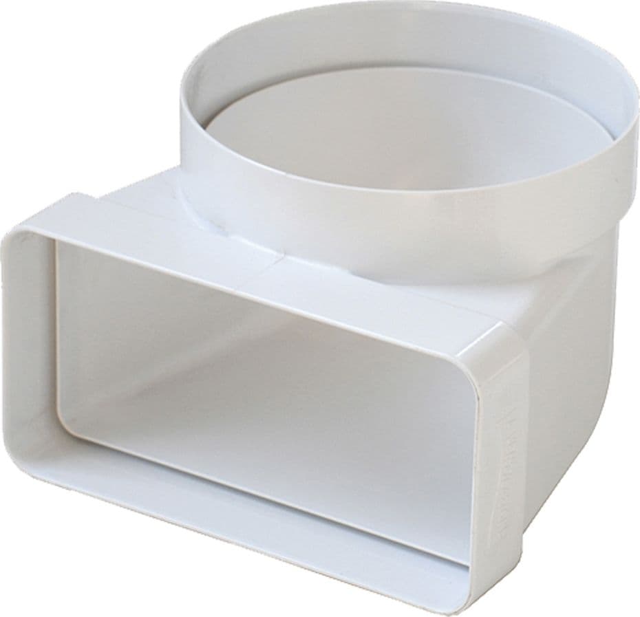 Curva per Aerazione Canalizzata 120 X 60 la Ventilazione Ø in PVC 100 mm mm