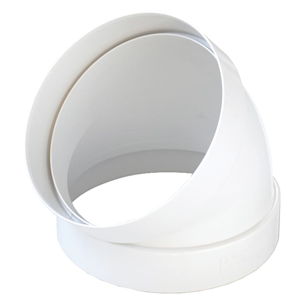 Curva per Aerazione Canalizzata 45° Ee ? la Ventilazione 100 mm - 2