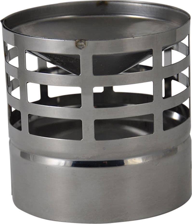 Esalatore Grigliato a Tappo Kasart Ø 80 in Acciaio Inox