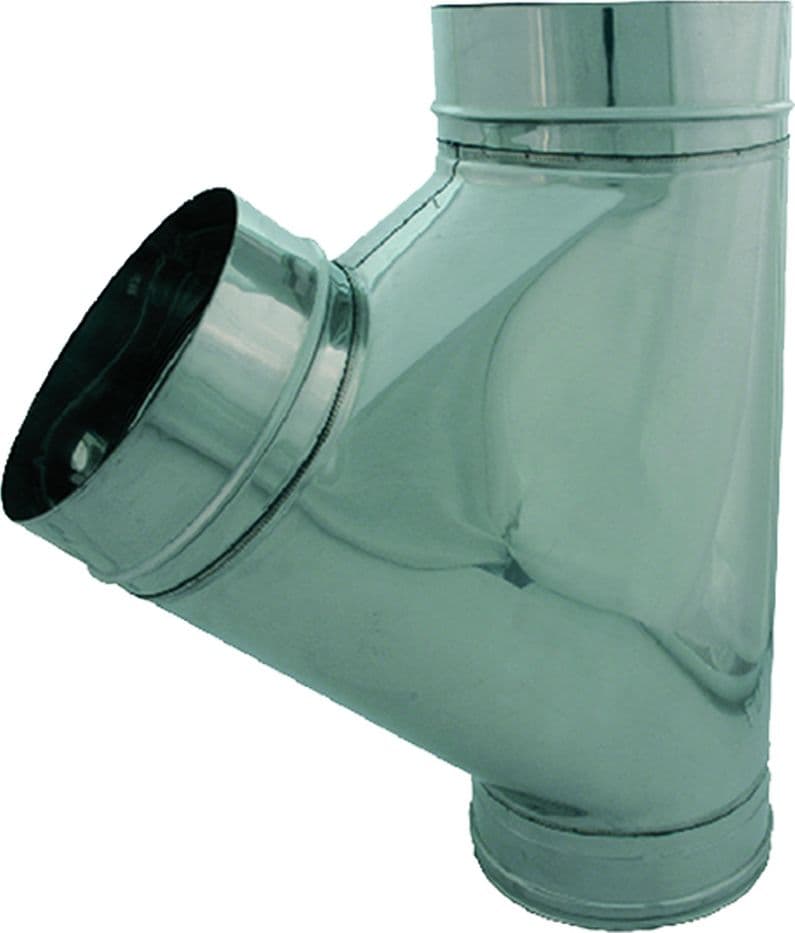 Raccordo a 135° Ee ¸ Kasart Y in Acciaio Inox 20 cm