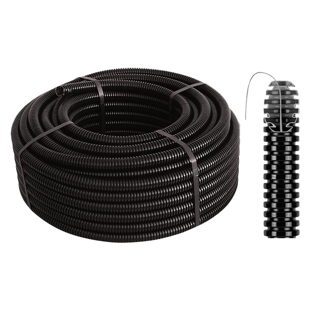 Tubo Corrugato Pieghevole con Tirafilo 25 Ø 20 mt - 2