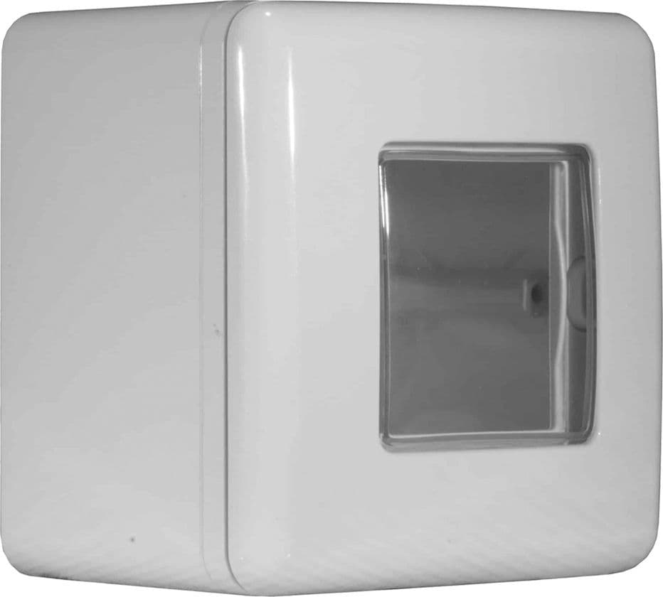 SCATOLA DA ESTERNO 'UNIVERSALE' 3 posti - mm 128 x 96 x 73 grigio  - FEB - 2
