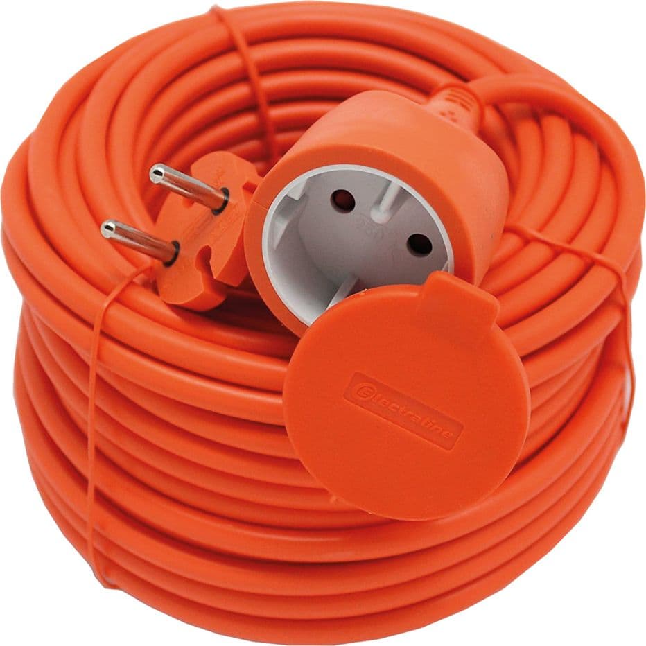 Prolunga Lineare Electraline Arancio Art 04020 15 Mt
