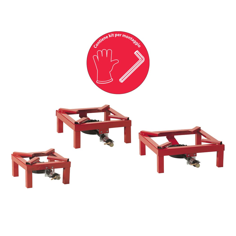 Fornellone a Gas Palumbo Extra 2 Pezzi 30 x 30 cm - 2
