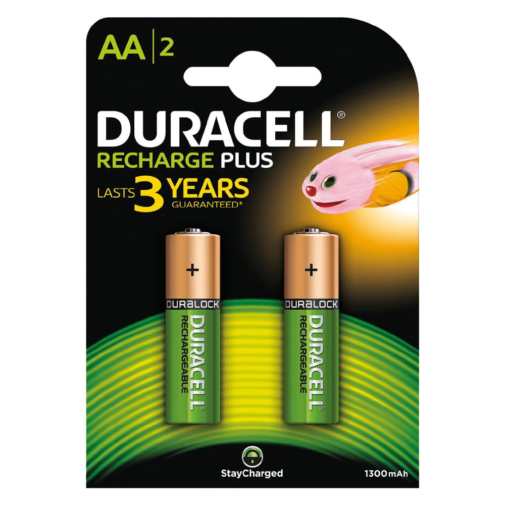 Pila Stilo Ricaricabile PZ 2 Recharge Plus 1300MHA Duracell - 2