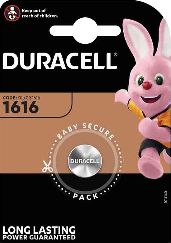 Pila a Bottone Pz 1 Duracell 1616 3 v 10 Blister - 2