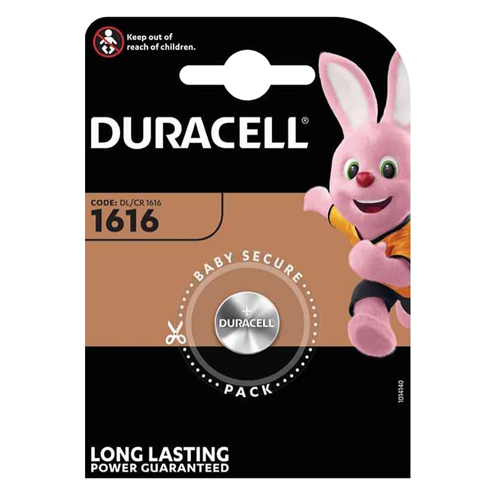Pila a Bottone PZ 1 Duracell 1616 3 v 10 Blister - 2