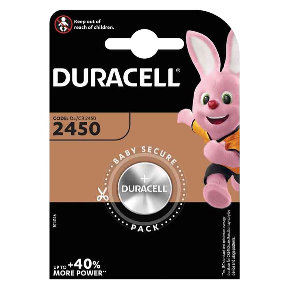 Pila a Bottone PZ 1 Duracell 2450 3 v 10 Blister - 2