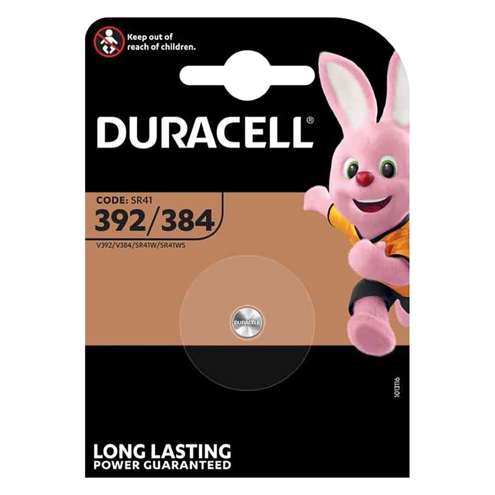 Pila a Bottone PZ 1 Duracell 392 384 1,5 v 10 Blister - 2