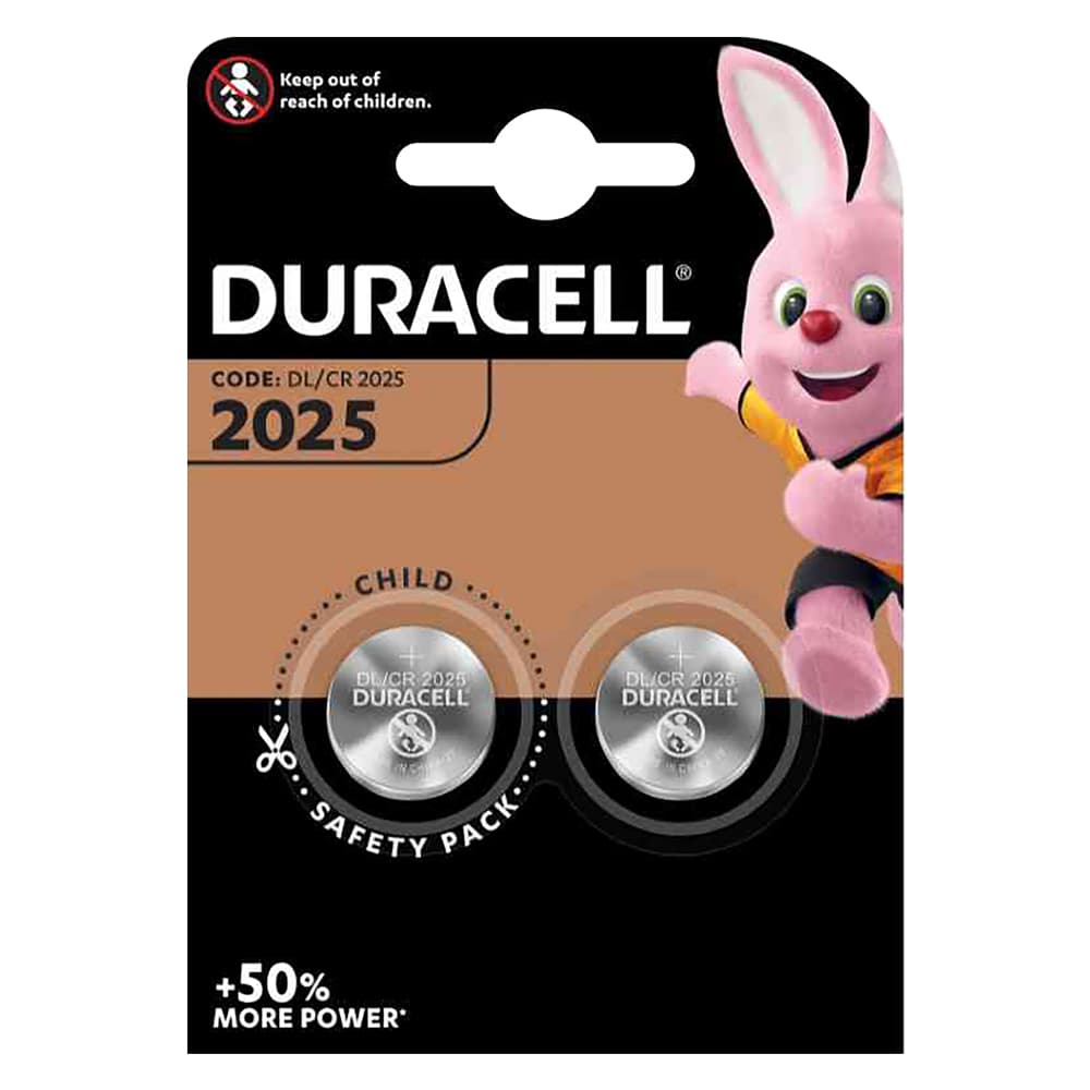 Pila a Bottone PZ 2 Duracell 2025 3 v 10 Blister - 2