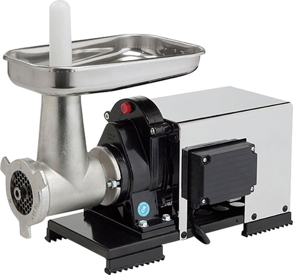 Motoriduttore con Tritacarne Reber Semiprofessionale N 22 600 w Corto in Acciaio Inox - 2