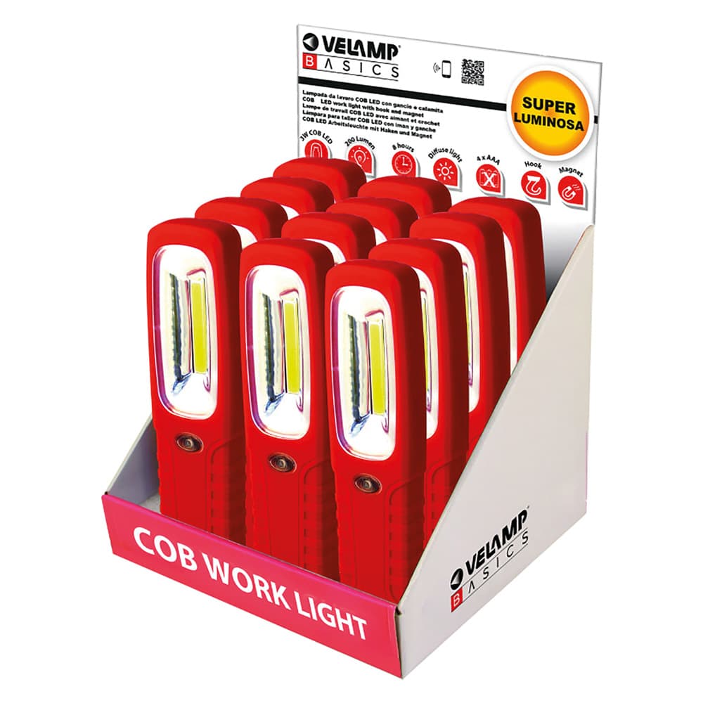 Espositore Lampada da Lavoro a LED 3 Watt Velamp - 2