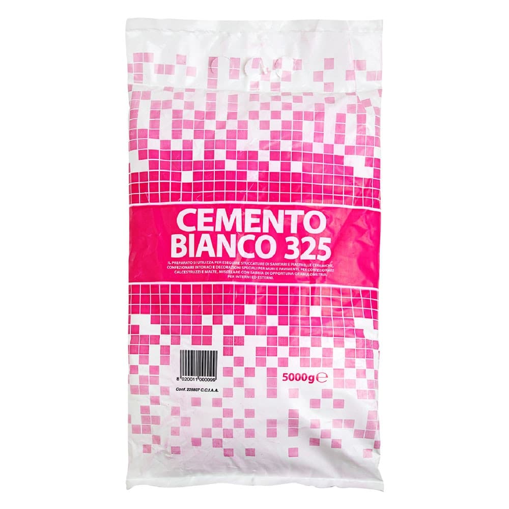 Cemento Bianco in Polvere Busta 4 Pezzi 5 kg – Autres