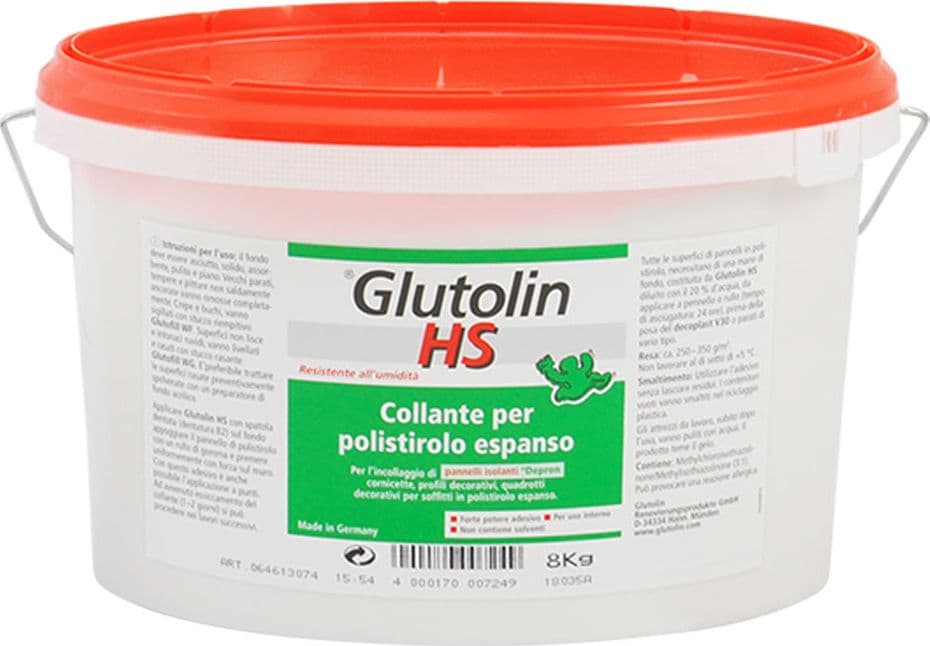 Collante per Polistirolo Glutolin Hs Secchio Tillmanns 8 kg