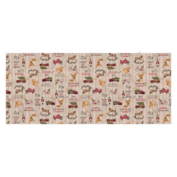 Tovagliato Fantasia Natale Art N5L 01 Holly Jolly Christmas Bonita - 2
