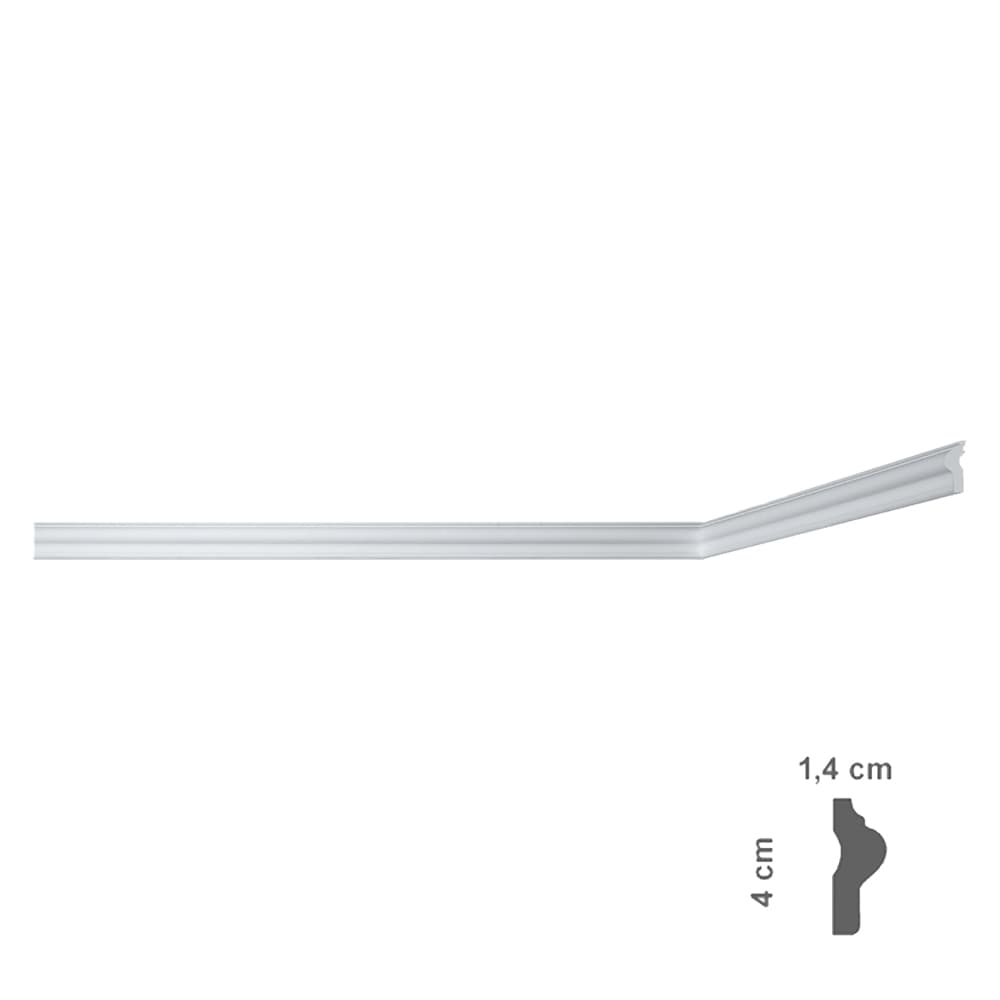 Cornice Decorativa per Soffitto Mod I709 Bovelacci 125 Pezzi 14 x 40 mm - 2
