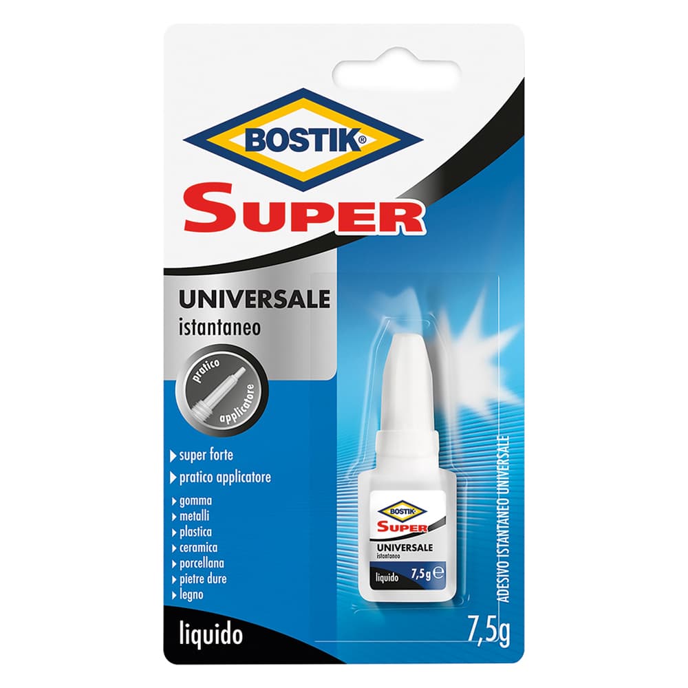 Adesivo Istantaneo (Clip Strip) Bostik Super Universale 12 Blister 7,5 gr - 2