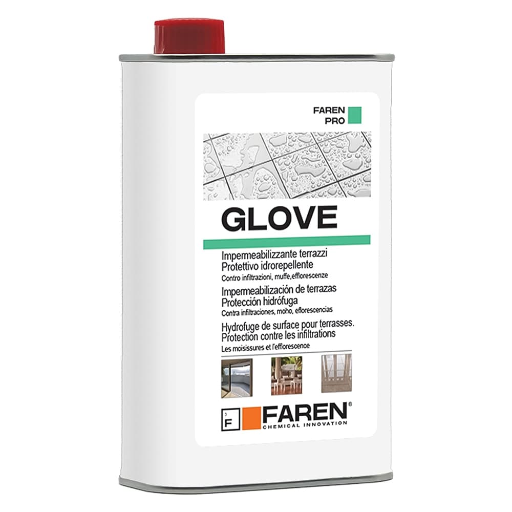 Impermeabilizzante per Terrazze Faren Glove in Gres 1 Lt