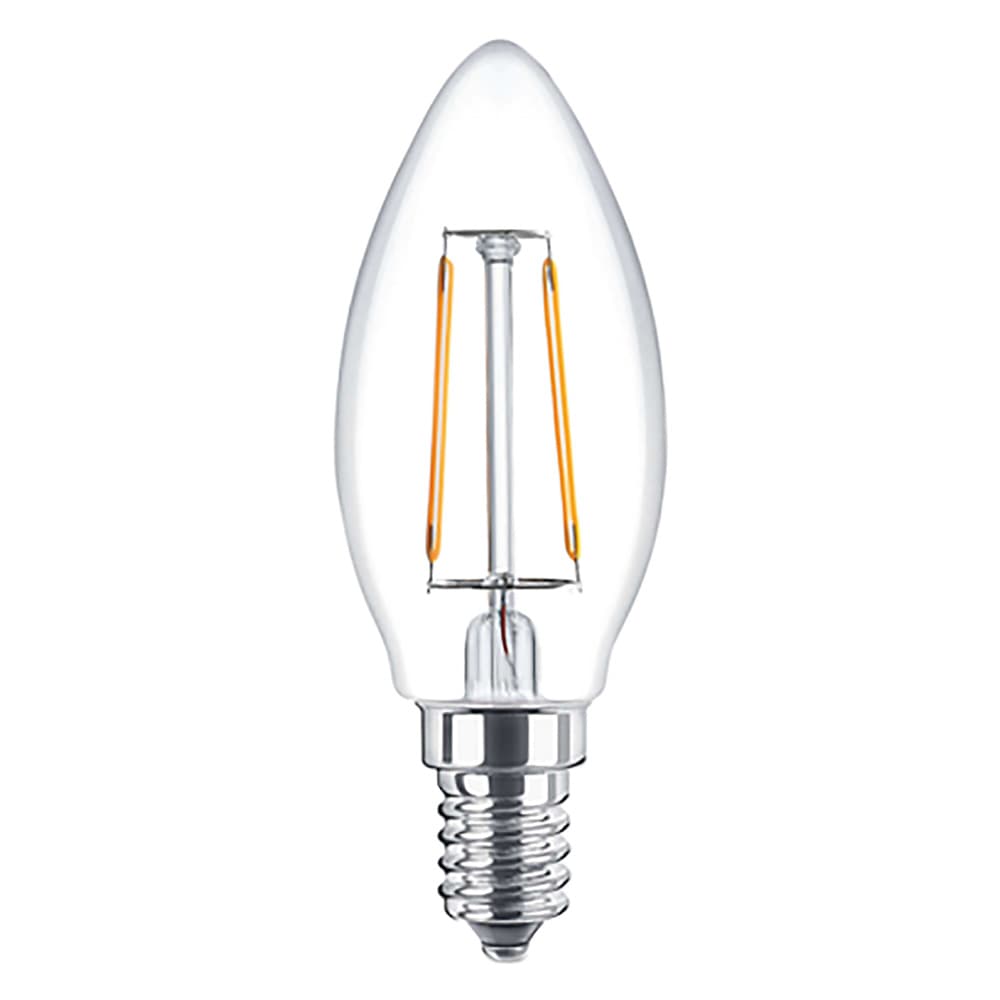 Lampada LED a Filamento Calda 2700K Novaitalia Oliva 4W=35W E14 10 Pezzi - 2