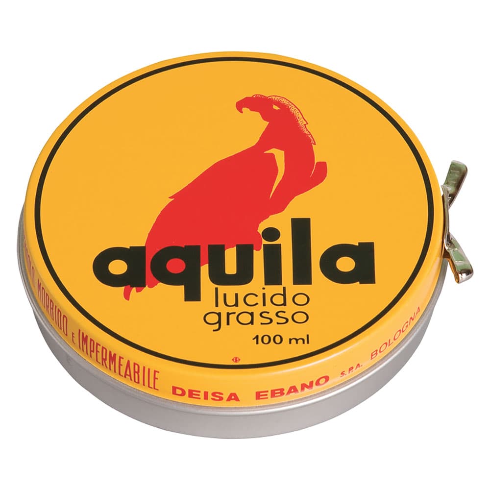 Grasso Lucido Protettivo in Pasta per Scarpe Ebano Aquila 12 Pezzi 100 ml - 2